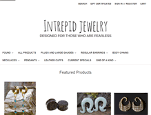 Tablet Screenshot of intrepidjewelry.com